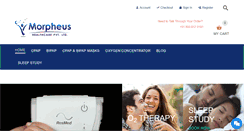 Desktop Screenshot of morpheushealthcare.com