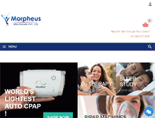 Tablet Screenshot of morpheushealthcare.com